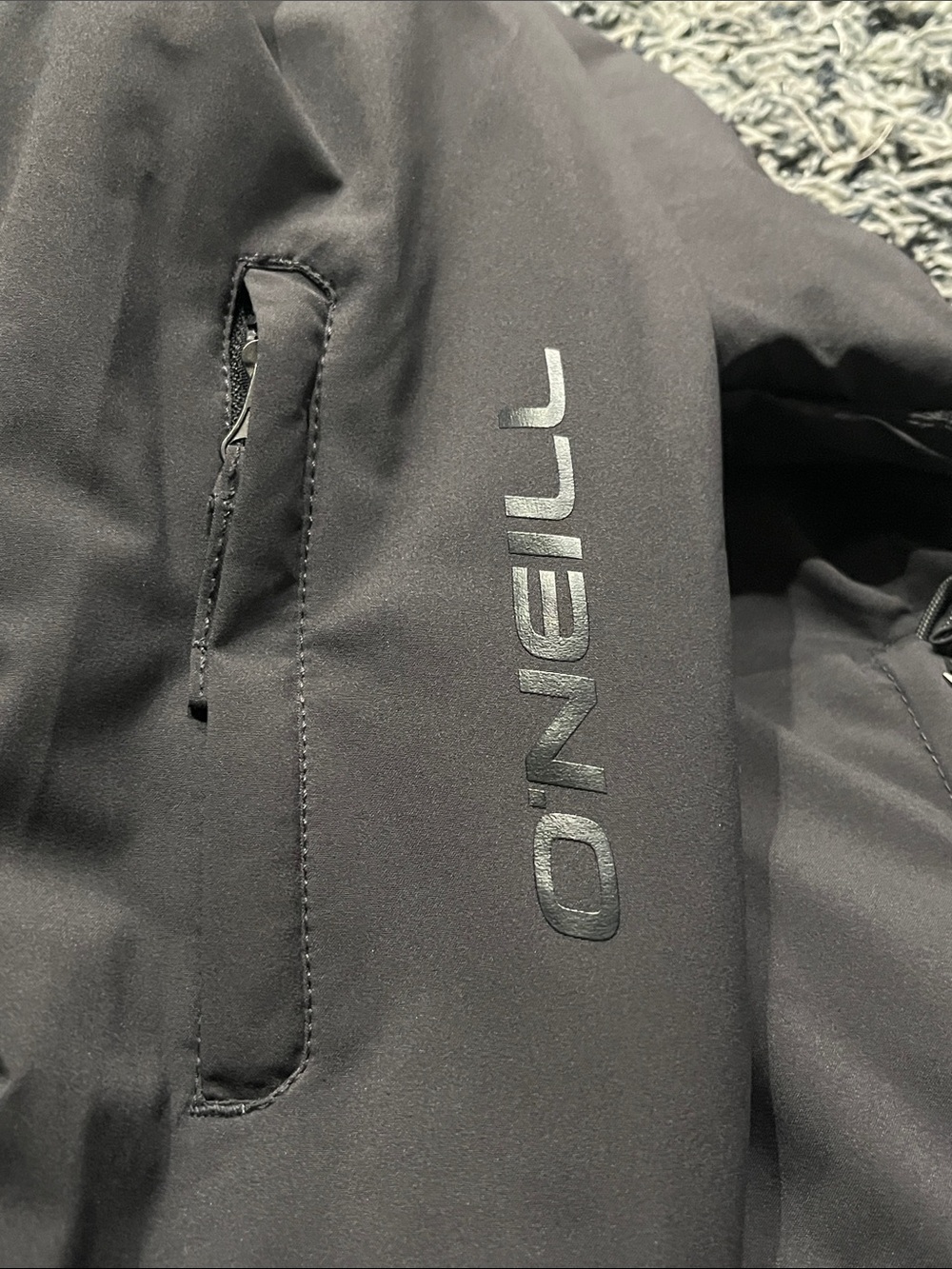 O'Neill Black Hooded Ski Jacket Snowboarding Size XL . - Picture 5 of 13